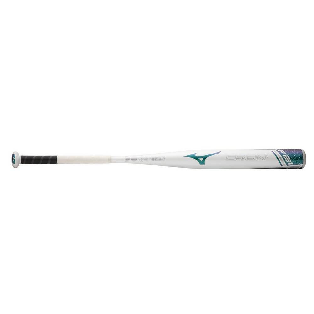 Bate De Softball Mizuno F21-CRBN1 - Fastpitch (-8) Mujer Blancas/Verde Menta Outlet DTFW-52789